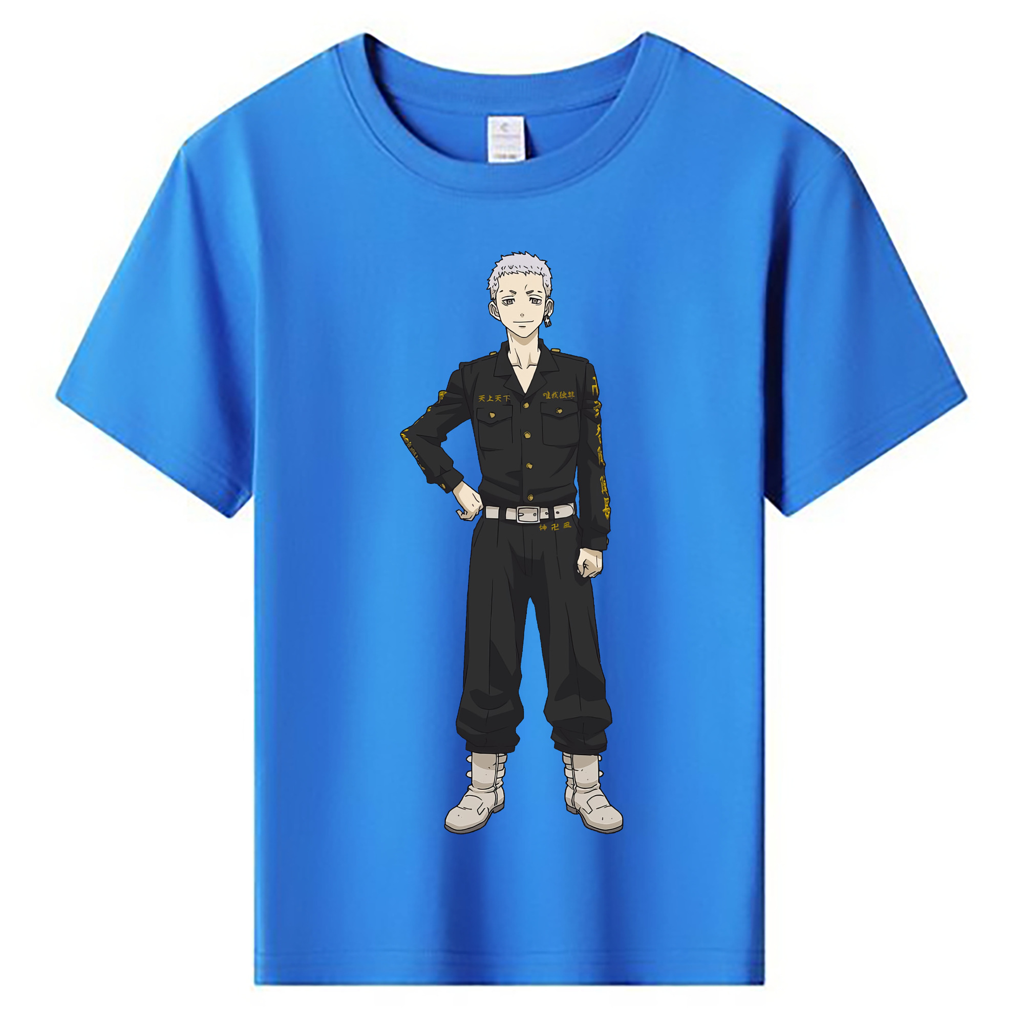 （画像用） 東京リベンジャーズ Tokyo Revengers 綿100％キッズTシャツ（フロントプリント）